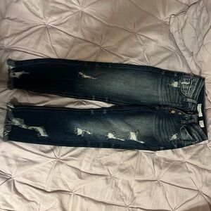 Girls Kancan Jeans.  Size 8. Adjustable waist. Snap closure.Very good condition!